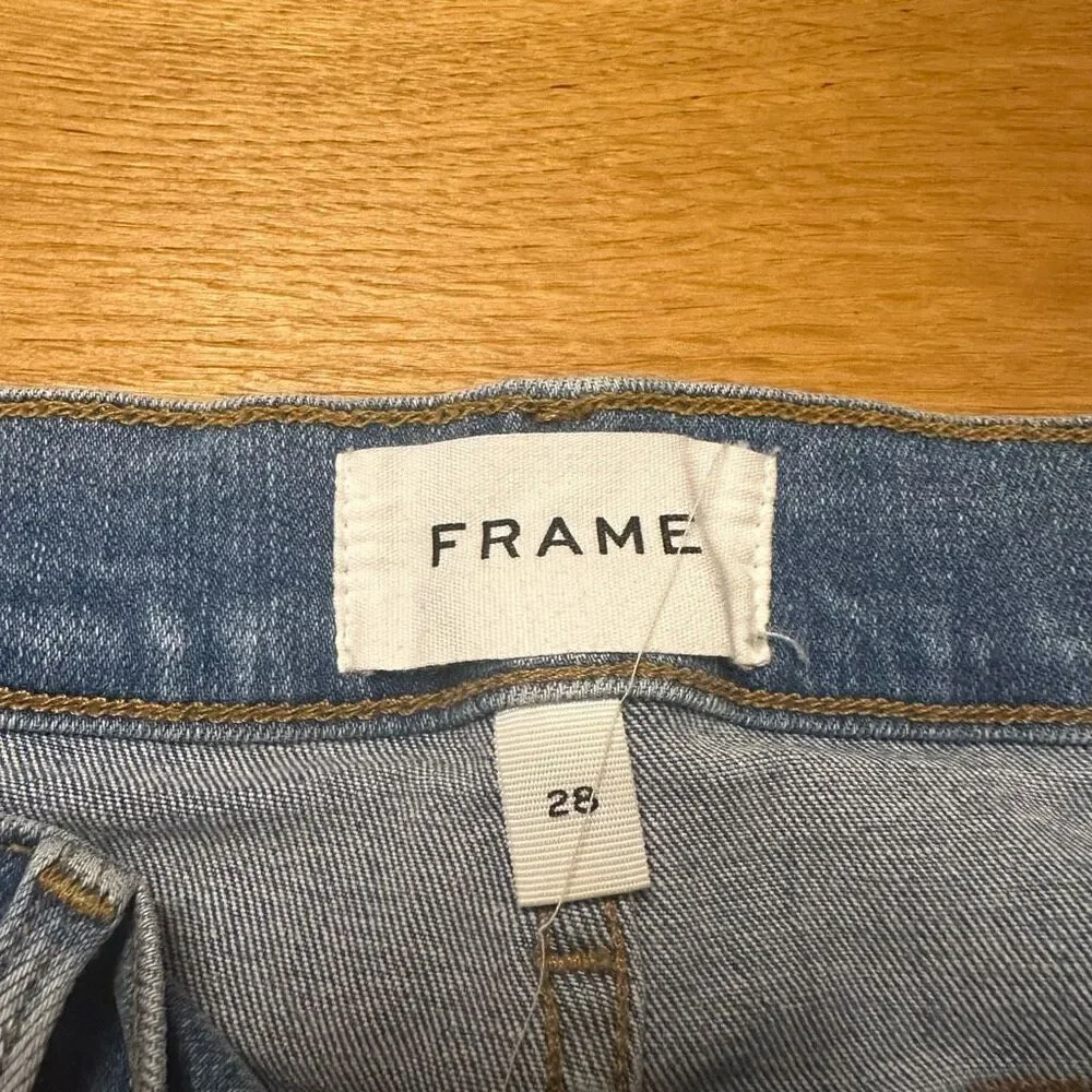 Frame le high skinny 28 distressed
